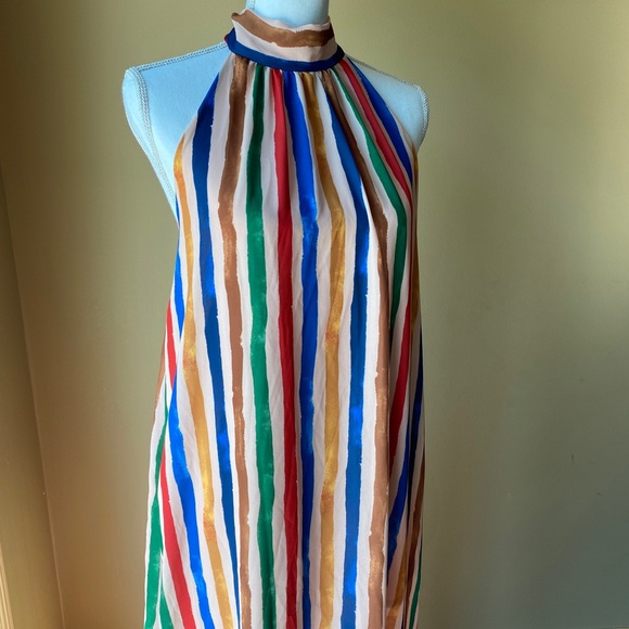 Peach Love CA | 🌈 Rainbow Halter Dress NWT - Picture 3 of 11